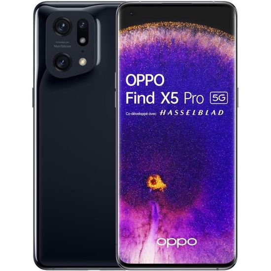 OPPO Find X5 Pro 5G 256Go Noir Glacé