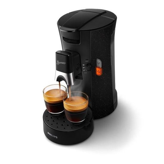 Machine à café dosette SENSEO SELECT Philips CSA240/21, Intensity Plus, Booster d’arômes, Crema plus, 1 à 2 tasses, ECO
