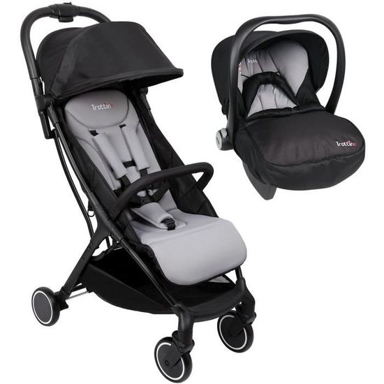 TROTTINE Poussette duo Googoo Combin Poussette Groupe O Gris