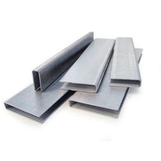 Lot De 5 000 Agrafes T50 Galvanisées - Longueur 1,4 Cm, Calibre 20 - Pour Agrafeuse, Tissus, Meubles