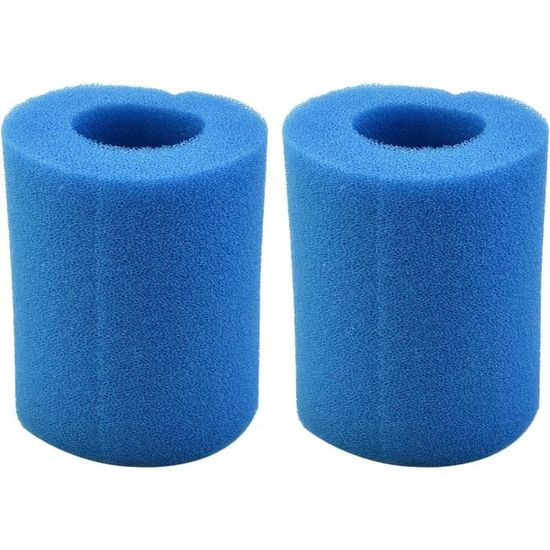 Lot De 4 Cartouches Filtrantes En Mousse Réutilisables Pour Piscine Intex Type B - Lavables, économiques - Remplacent Les Cartouches Papier
