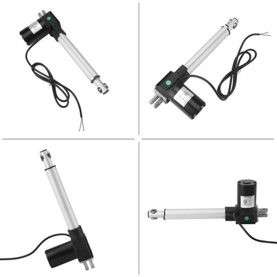 Actionneur Linéaire Justech 12V 6000N 300mm - Moteur Électrique Étanche IP54