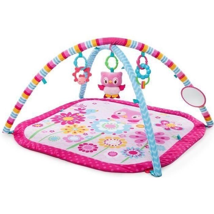 BRIGHT STARTS Tapis d'Eveil Fancy Flower Rose