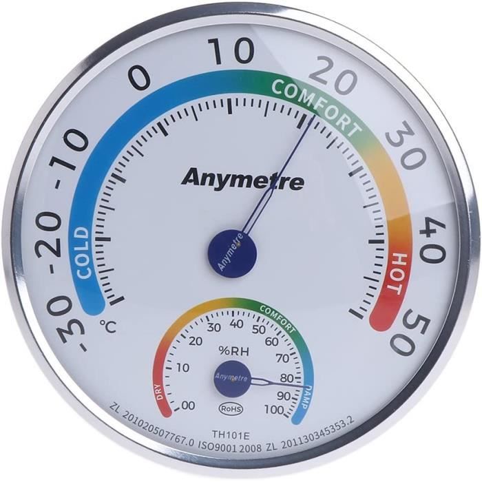 Intérieur Extérieur Humide Hygromètre Humidité Maison Thermomètre ...