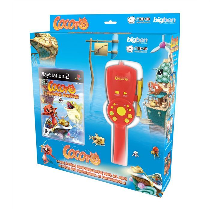 Cocoto Fishing + Canne / Jeu Console PS2