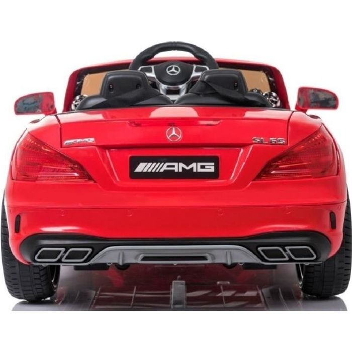 Mercedes SL65 voiture enfants 12v Rouge - Voiture électrique pour enfant avec batterie 12v et télécommande