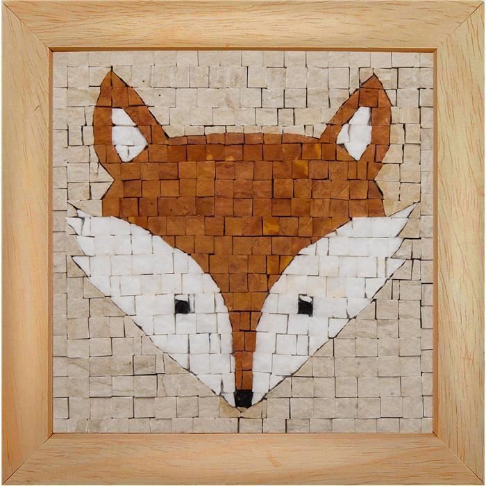 KIT MOSAIQUE RENARD GEANT 17X17CM MOSAICBOX ARTEMIO