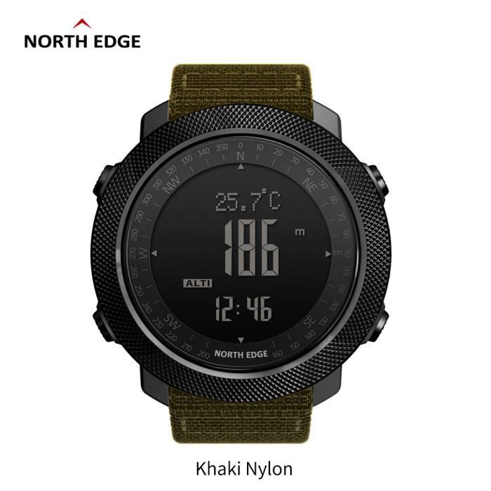 F North Edge APACHE Sports Smartwatch étanche 50 m natation altimètre baromètre boussole escalade militaire montre intelligente