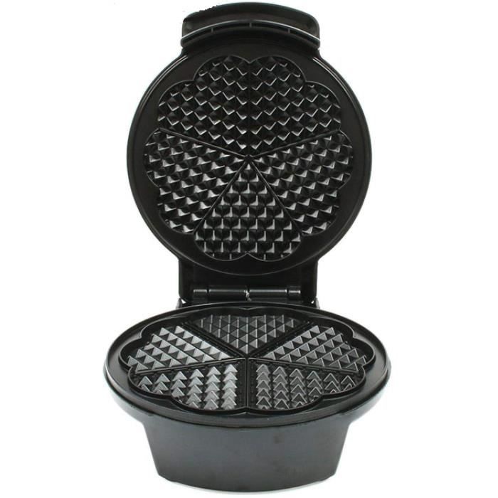 GAUFRIER Gaufres eacutelectriques Mini four agrave gacircteau gril en forme de coeur oeuf gaufrier petit deacutejeuner Machine d411