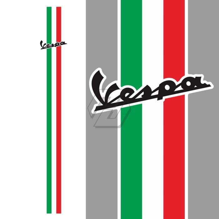 Décoration véhicule,Autocollant réfléchissant étanche pour Vespa GTS300 GTS,Super Sprint primera 50 125 150 200 250 - Type Vespa