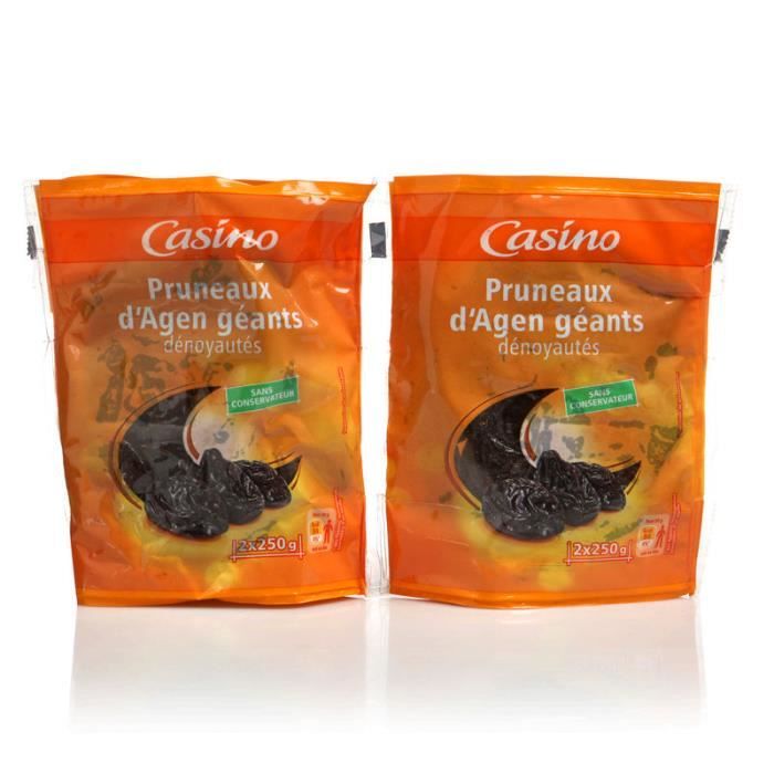 MAITRE PRUNILLE Pruneaux d'Agen dénoyautés - 2x250 g