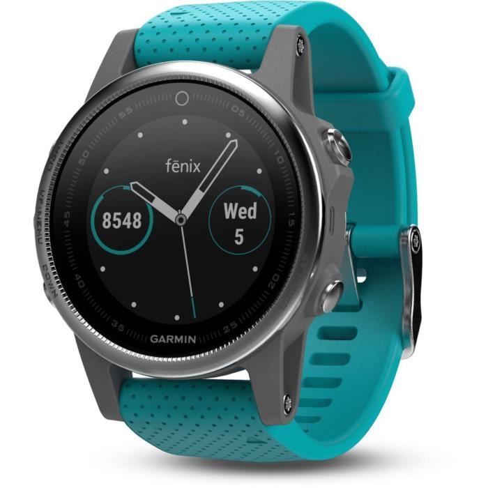Montre sport GARMIN Fenix 5s HR Silver +