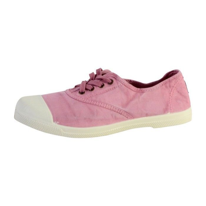 Baskets toile Natural World Elast Rose 102E / 603 femme