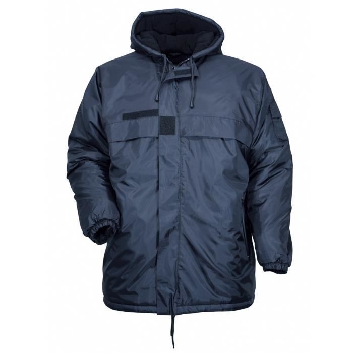 Coupe-vent fourré imperméable - Bleu