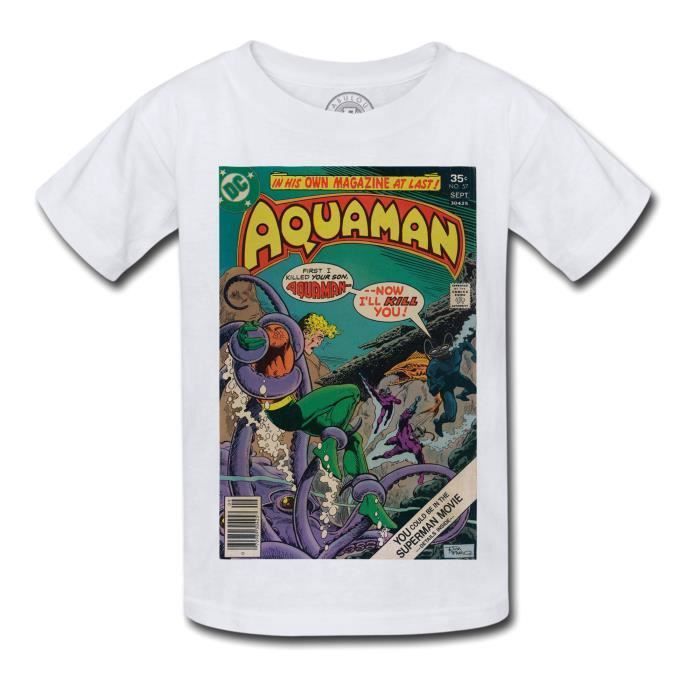 T-shirt Enfant Aquaman Bande Dessinee Comics Super Hero no 57