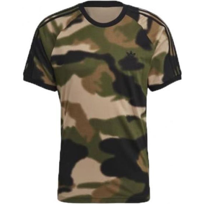 Tee-shirt adidas Originals CAMO 3-STRIPES
