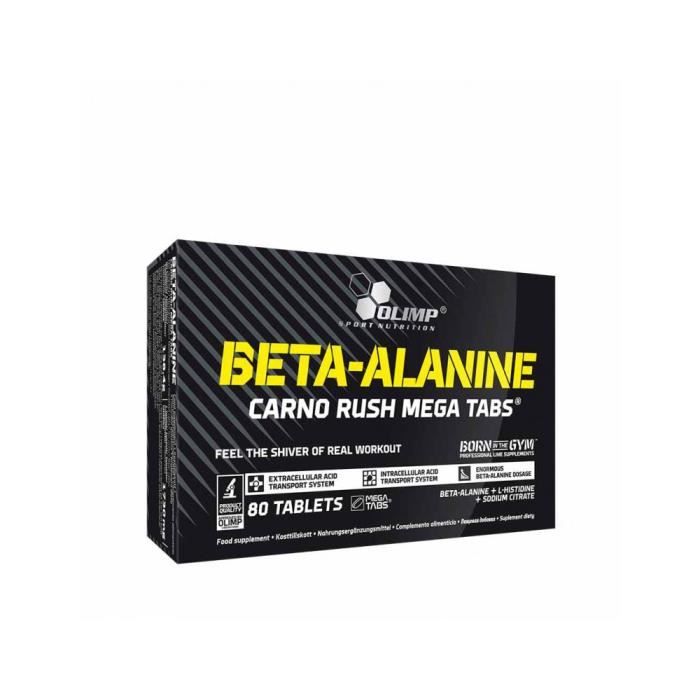 Beta-Alanine Carno Rush Mega Tabs (80 Tabs)