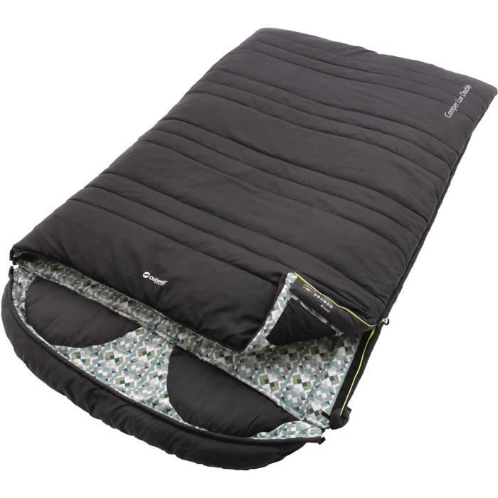 Outwell Sac de couchage double Camper Lux Bleu nuit