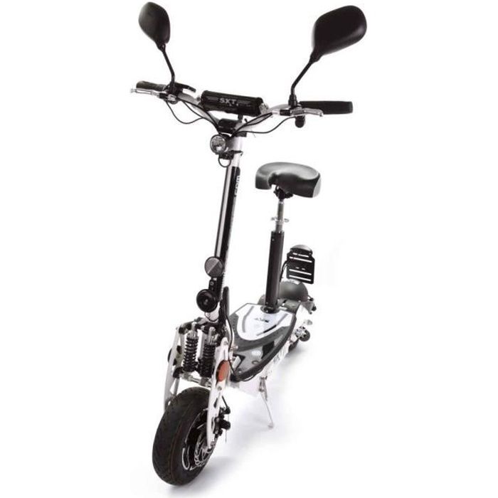 Trottinette électrique SXT Scooters 500 EEC Facelift Homologuée route Blanche Batterie Lithium 36V/20Ah LiFePo4