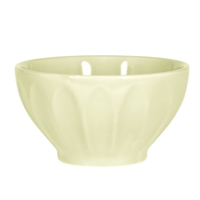 TREND'UP - BOL COTES PLATES 14 CM IVOIRE (LOT DE 6) NEURE NEUTRE