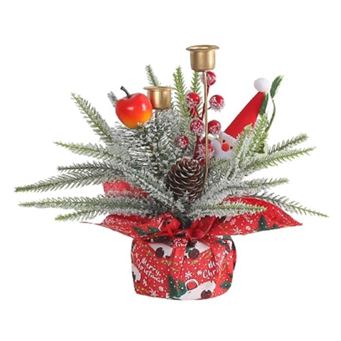 Bougeoir Centre De Table Etoile En Bois Décoré Noël et