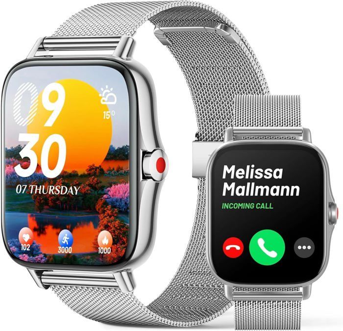Montre Connectée Bebinca 1,69" - Répondre Aux Appels - 28 Modes Sport - Fréquence Cardiaque SpO2 - étanche IP68 - 3
