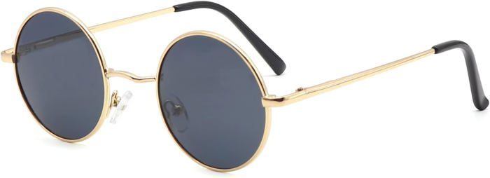 Lunettes De Soleil Smith Optics Snare - Polarizées Rondes - Gris Fumé Mat Bleu - 51 Mm - Neuf Avec étiquettes