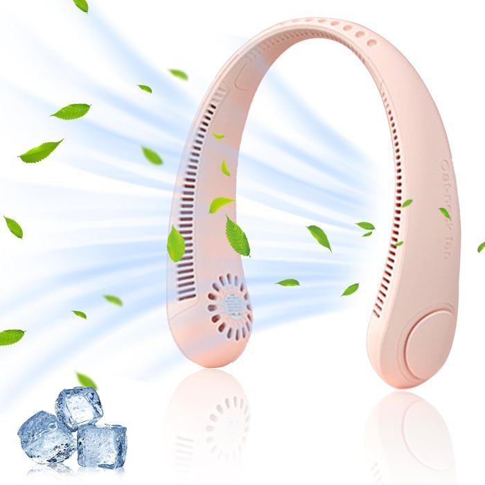 Mini Ventilateur Portable De Cou - Sans Marque - Multicolore - Neuf Sous Blister