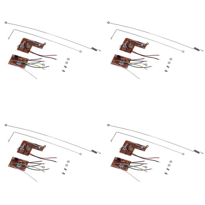 4 Ensemble 4CH 40 MHZ ÉMetteur à Distance et Récepteur Conseil avec Antenne pour DIY RC Voiture 4 Ensemble 4CH 40 MHZ ÉMetteur à Distance et Récepteur Conseil avec Antenne pour DIY RC Voiture