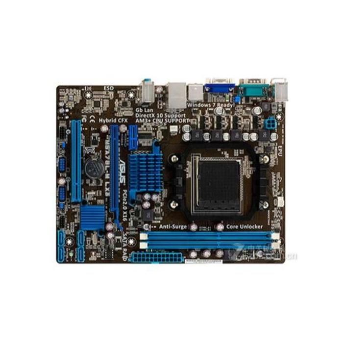 Carte mère ASUS M5A78L-M LX3 AMD 760G/780L Socket AM3+ 2xDDR3 16GB Micro ATX - Reconditionné Asus sur Cdiscount Seconde Vie