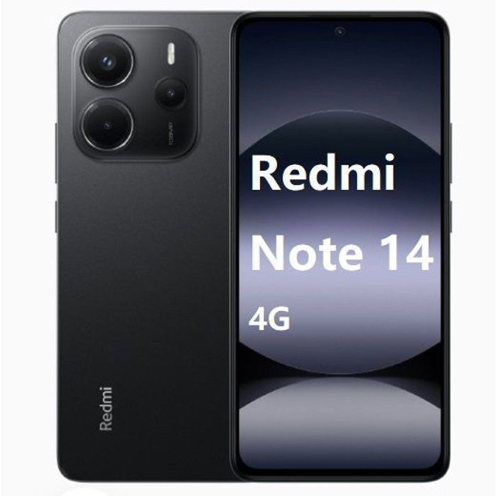 XIAOMI Redmi note 14 6 Go 128 Go Noir Smartphone 4G - Chargeur Non Inclus XIAOMI Redmi note 14 6 Go 128 Go Noir Smartphone 4G - Chargeur Non Inclus