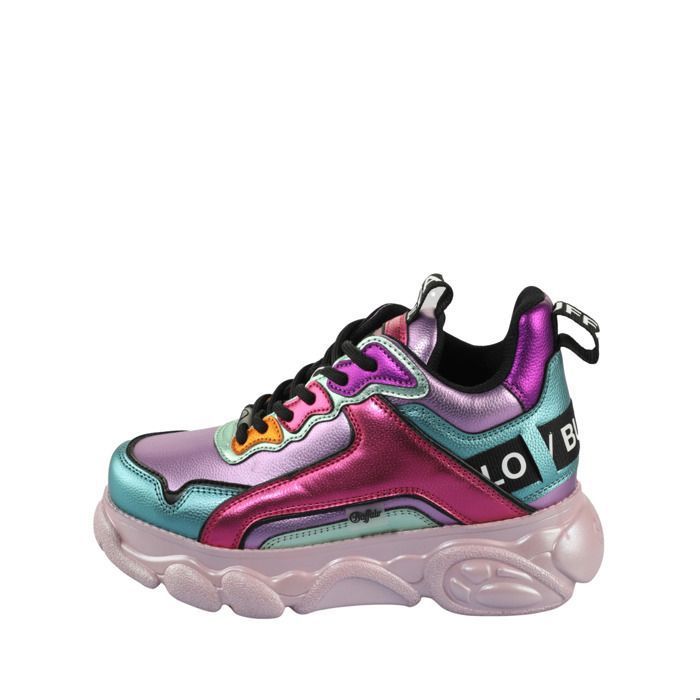 Baskets femme Buffalo CLD Chai - pink/blue metallic