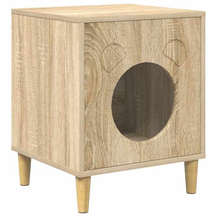 Moderne Maison pour chat - niche pour chat Sonoma 425x40x53 cm Bois dingénierie @EU606685