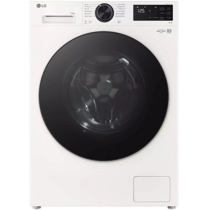Lave-linge frontal - LG - F14X56WHST - 11 kg - 1400 tr/min - TurboWash 360° - Lg