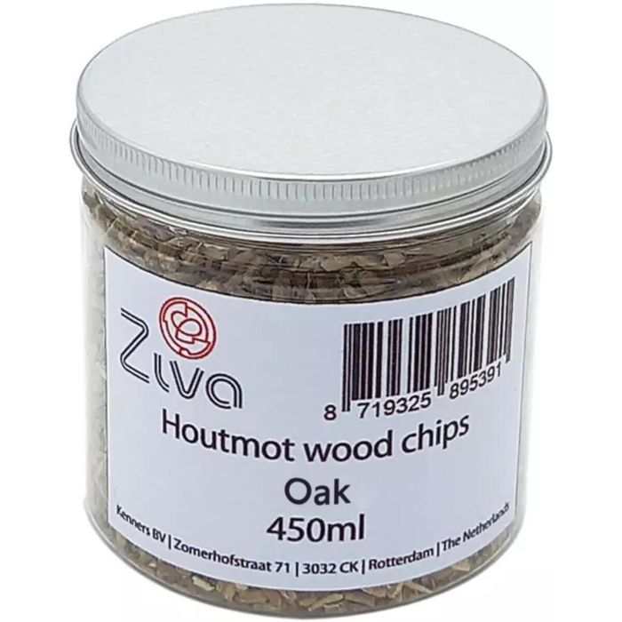 Copeaux de chêne aromatiques Ziva (450 ml) pour fumage à froid