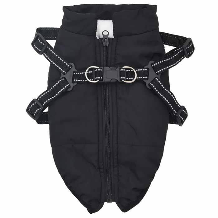 {Soldes d’été} - Noir - Manteau pour chien Noir L36 Fleece et Polyester - Vêtement pour chiens EU430407726