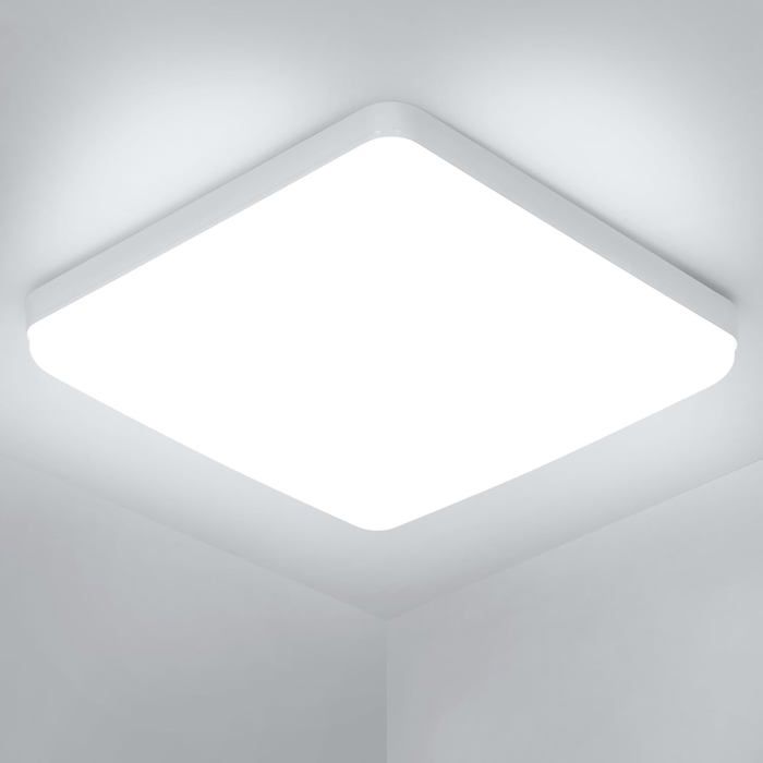 LED Ceiling Light 6000K 3240LM IP44 Bathroom Ø30 cm White Light for Bedroom Kitchen
