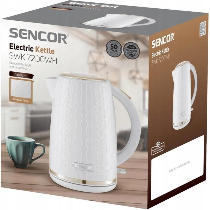 Bouilloire Sencor Swk 7200wh Design Moderne - vue 2
