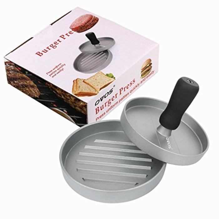 Presse A Burgers A Steak Hache Diametre 12cm 5 Heavy Duty Non Stick Quarter Pounder Burger Presse Ideal Pour Des Bbqs Netto Achat Vente Set Accessoire Cuisine Presse