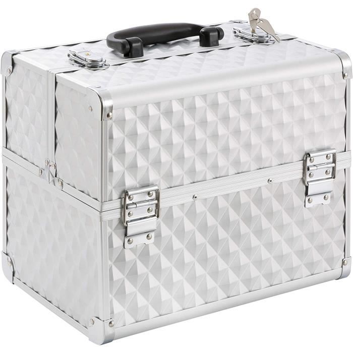 Aluminium Cosmetique 2 Couches Valise Beaute Case Achat Vente