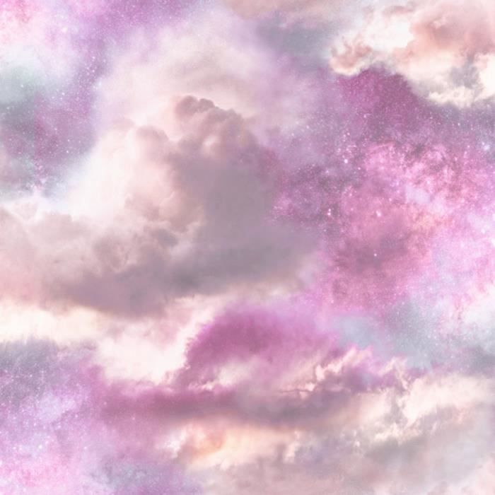 Fond d'écran Galaxy Galaxy Cloud Purple et Blush Arthouse Rose 260009