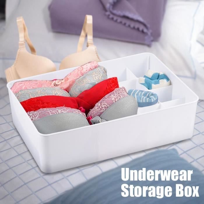 Boite De Rangement Soutien Gorge Culotte Bac Diviseur Sous
