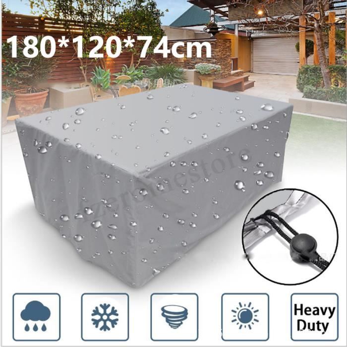 Housse de meuble - OXFORD - Table de jardin - Imperméable - Résistante - Anti-UV