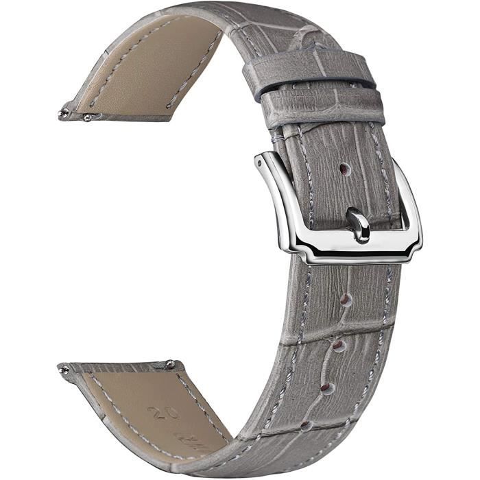 Bracelet de montre en cuir véritable 10 mm 12 mm 13 mm 14