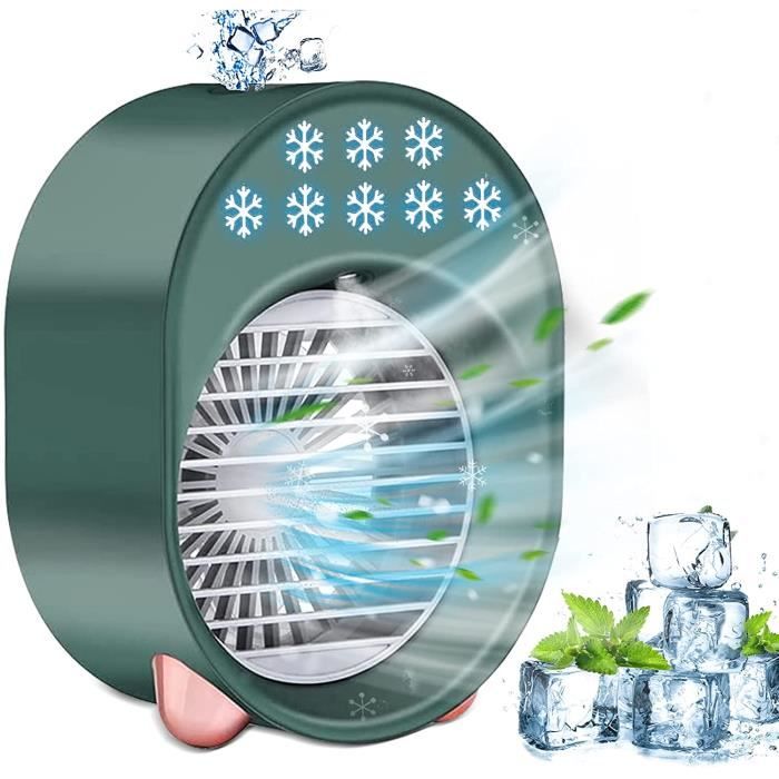 Climatiseur Portable 4 en 1 - AMOUNE - 2600W - Blanc - 20m2 - Ventilateur Humidificateur Refroidisseur