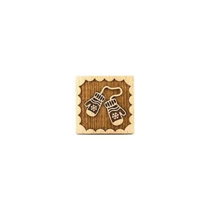 PATISSE - Tampon à biscuits carré - motif Moufles