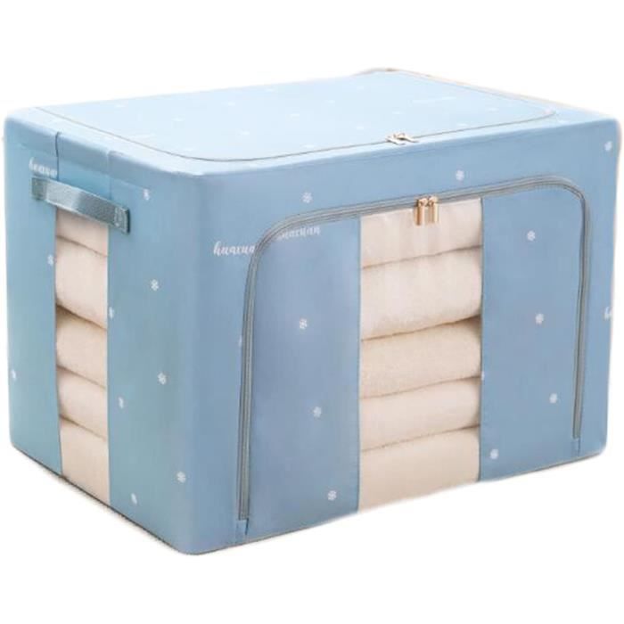Ensemble Rangement Sous Lit 100x50x18cm Avec Sac Sous Vide - Organiseur Vêtements Et Couettes