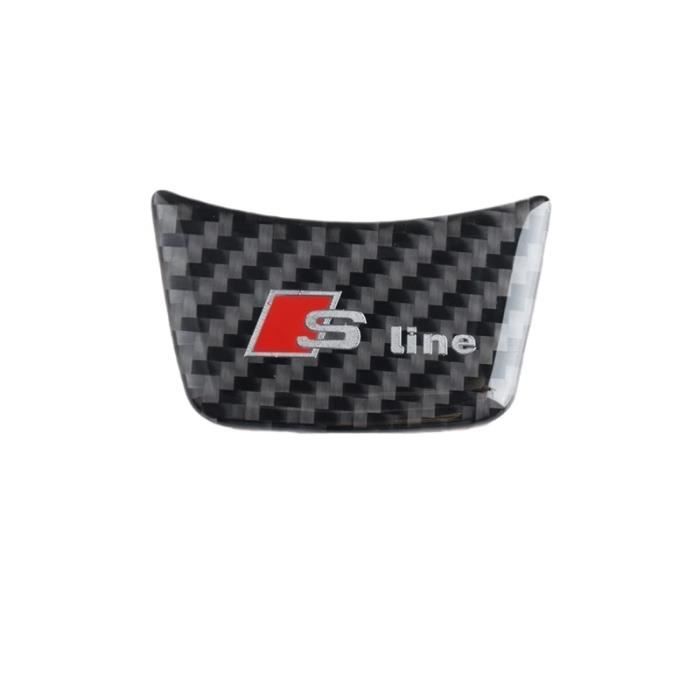 Autocollant de volant de voiture automatique,accessoires de style pour Audi Sline S3 A7 A1 A5 A4 A3 B7 Q7 TTA6 Q5 B8 - For Sline[A]