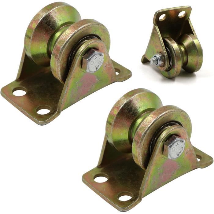 Lot De 8 Poulies Simples Pour Levage Ou Rail Coulissant - Marque HWTONG, NEUF Avec étiquettes