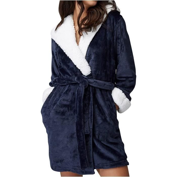 Peignoirs Fille Peignoir Polaire Avec Capuche Fille 4-12 Ans